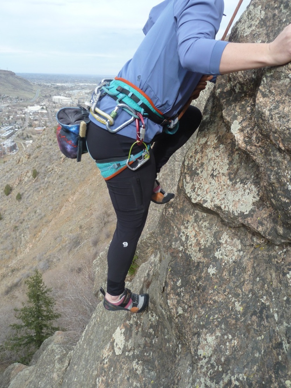 Mountain Hardwear Chockstone Rock climbing outdoor hiking grey Tights XL women’s